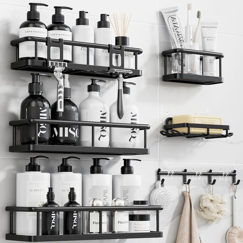 The Shower System™ — Complete 6-Piece Organizer Set