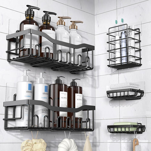 The Shower System™ — Complete 6-Piece Organizer Set